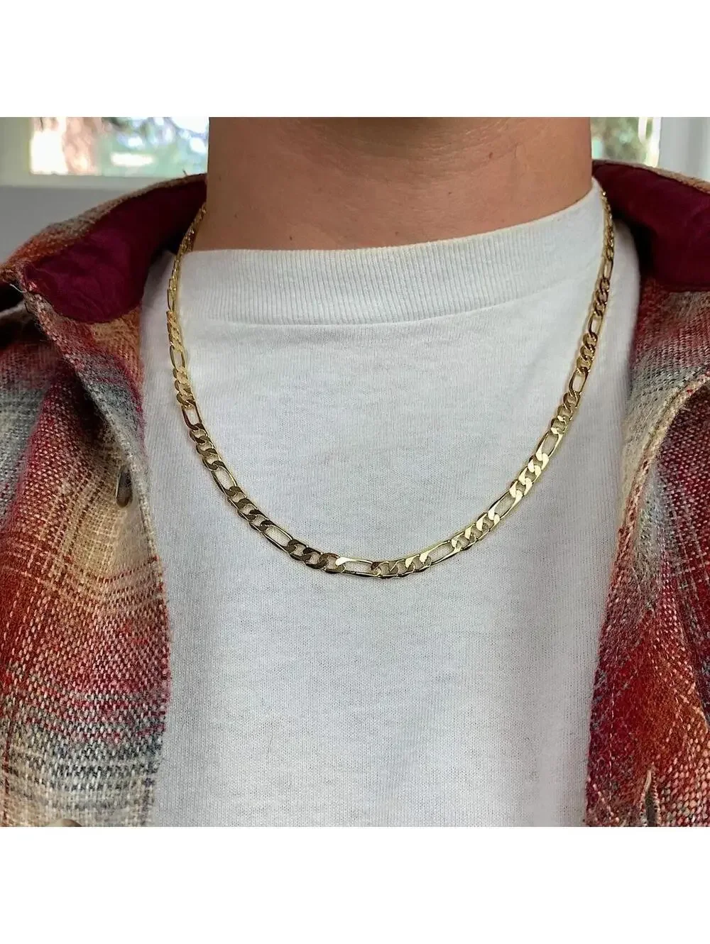 Y2K Vintage Gold Stainless Steel Chain Unisex
